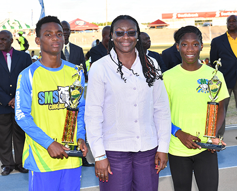 Winners of St. Michael School Relay BSSAC finals.